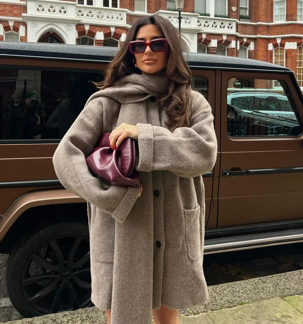 Nina | Scarf Cardigan